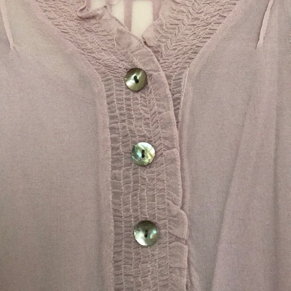 Silk Chiffon sheer blouse with camisole by Trinity - Picture 2 of 6